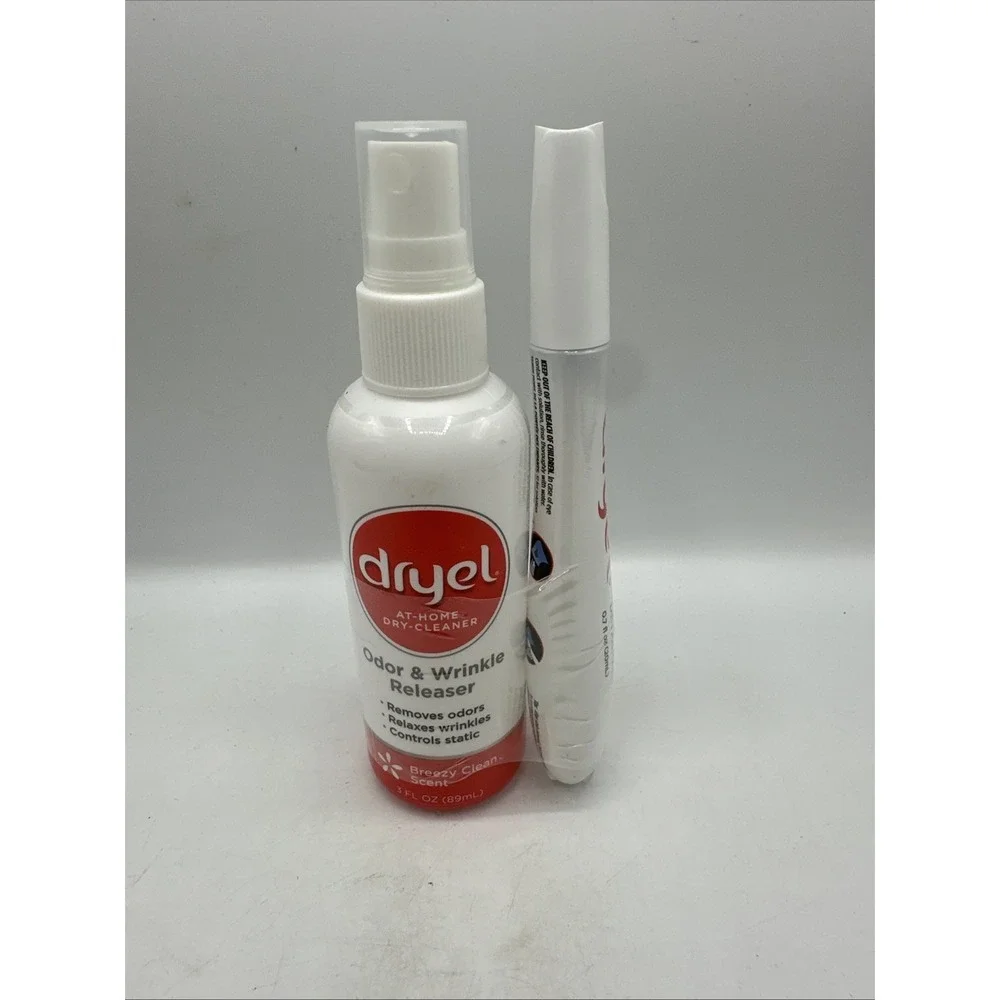 Dryel At-Home Dry Cleaner Odor & Wrinkle Releaser + On The Go Stain Remover Pen